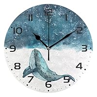Amazon.co.jp: MiaoLD 掛け時計 置き時計 サイレント 連続秒針